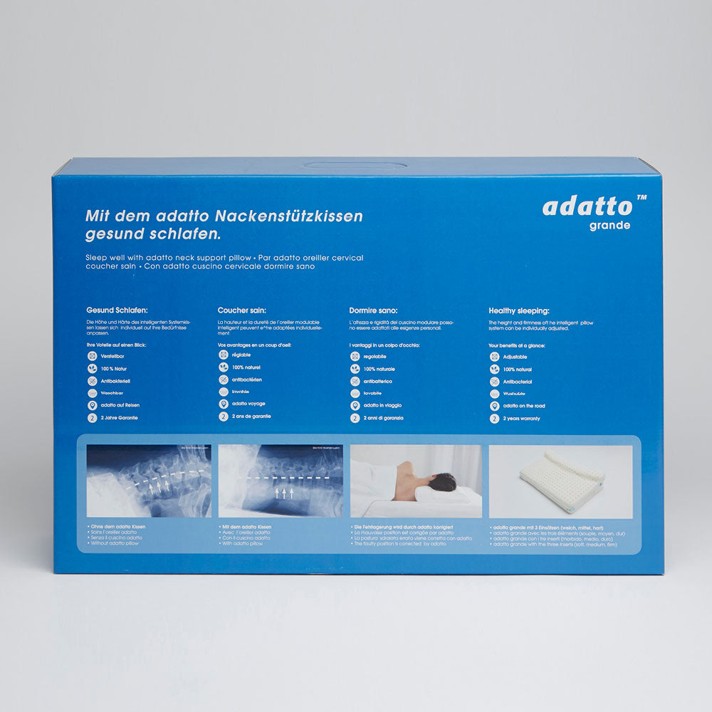 adatto® Neck System Pillow - Beugt Nackenbeschwerden vor und fördert die Entspannung SeronaShop
