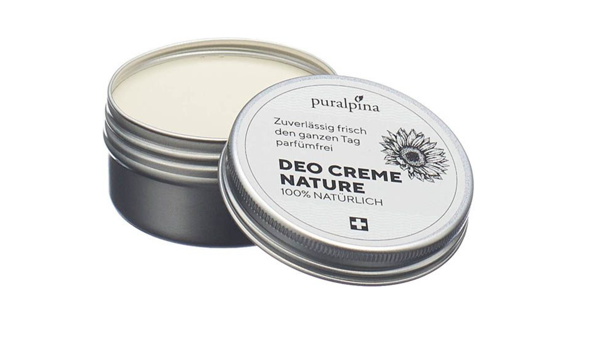 Puralpina Deo Creme Nature 50ml - Bietet zuverlässigen Schutz gegen Schweissgeruch SeronaShop